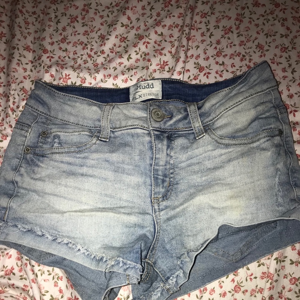 Light Denim Stretchy Short